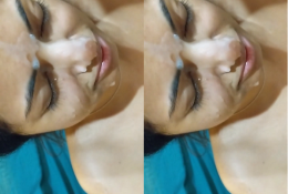 Bhabi Taking Cum On Face