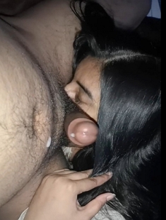 Horny Desi GF Giving Head To BF