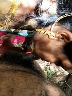 Big Ass Telugu Wife Blowjob In Jungle